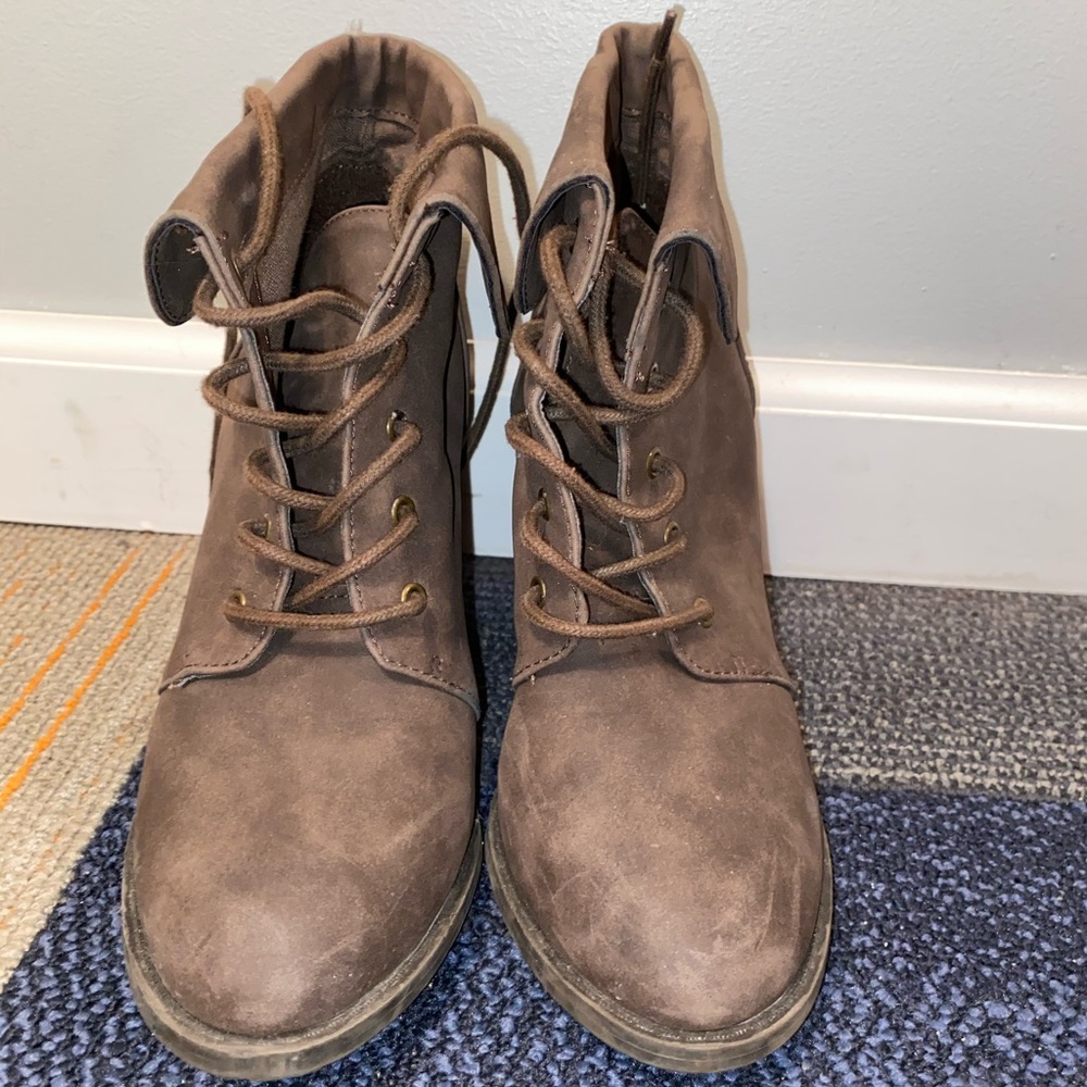 Wedge booties